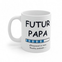 Mug Futur Papa - Idée cadeau chargement en cours - Tasse original 