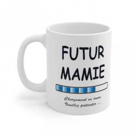 Mug Future Mamie - Idée cadeau chargement en cours - Tasse original 
