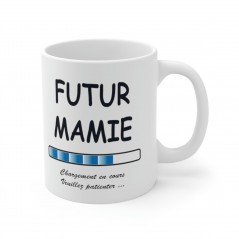 Mug Future Mamie - Idée cadeau chargement en cours - Tasse original 