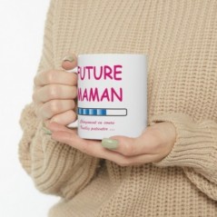 Mug Future Maman - Idée cadeau chargement en cours - Tasse original 