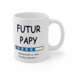 Mug Futur Papy - Idée cadeau chargement en cours - Tasse original 