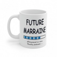 Mug Future Marraine - Idée cadeau chargement en cours - Tasse original 