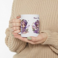 Mug personnalisé Fées avec prénom - Idée cadeau - Mug tasse pour Enfant et Adulte