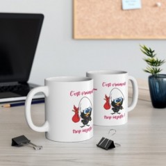 Mug personnalisé Caliméro avec prénom - Idée cadeau - Mug tasse pour Enfant et Adulte