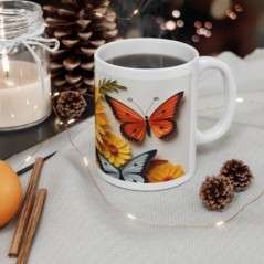 Mug Papillons effet 3D - Idée cadeau - Tasse originale