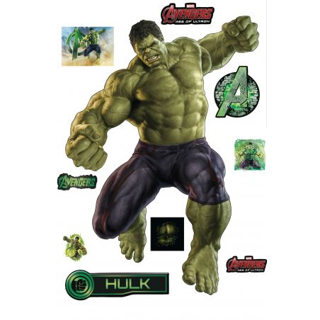 Stickers Hulk Avengers 28x40cm 15036 