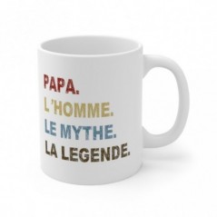 Mug Papa le mythe - Idée cadeau - Tasse en céramique 