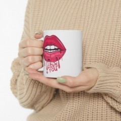 Mug Love you St Valentin - Idée cadeau - Tasse en céramique 