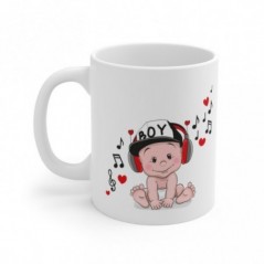 Mug Bébé musique - Idée cadeau - Tasse en céramique 