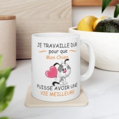 Mug Mon chien - Idée cadeau - Tasse en céramique 