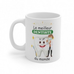Mug Le meilleur dentiste - Idée cadeau - Tasse en céramique 