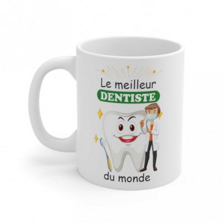 Mug Le meilleur dentiste - Idée cadeau - Tasse en céramique 