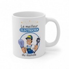 Mug Le meilleur Electricien - Idée cadeau - Tasse en céramique 