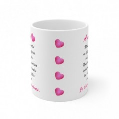 Mug A ma fille - Idée cadeau - Tasse en céramique originale
