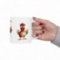 Mug personnalisé Poules marrantes avec prénom ou petit texte - Idée cadeau - Mug pour Enfant Bébé et Adulte