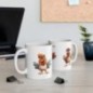 Mug personnalisé Poules marrantes avec prénom ou petit texte - Idée cadeau - Mug pour Enfant Bébé et Adulte