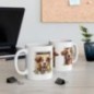 Mug personnalisé personnalisable Chiens marrants avec prénom ou petit texte - Idée cadeau - Mug original pour Enfant ou Adulte