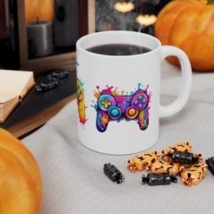 Mug personnalisé personnalisable Manettes jeux plays avec prénom ou petit texte - Idée cadeau - Mug original pour Enfant ou Adul