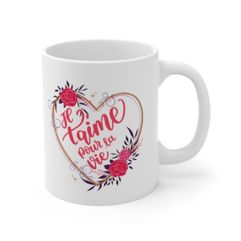 Mug pour le thé, idée cadeau saint valentin