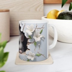 Mug 3D Hérisson - Idée cadeau - Tasse originale en céramique
