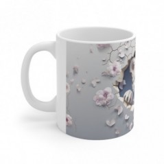 Mug 3D Petit Léopard - Idée cadeau - Tasse originale en céramique