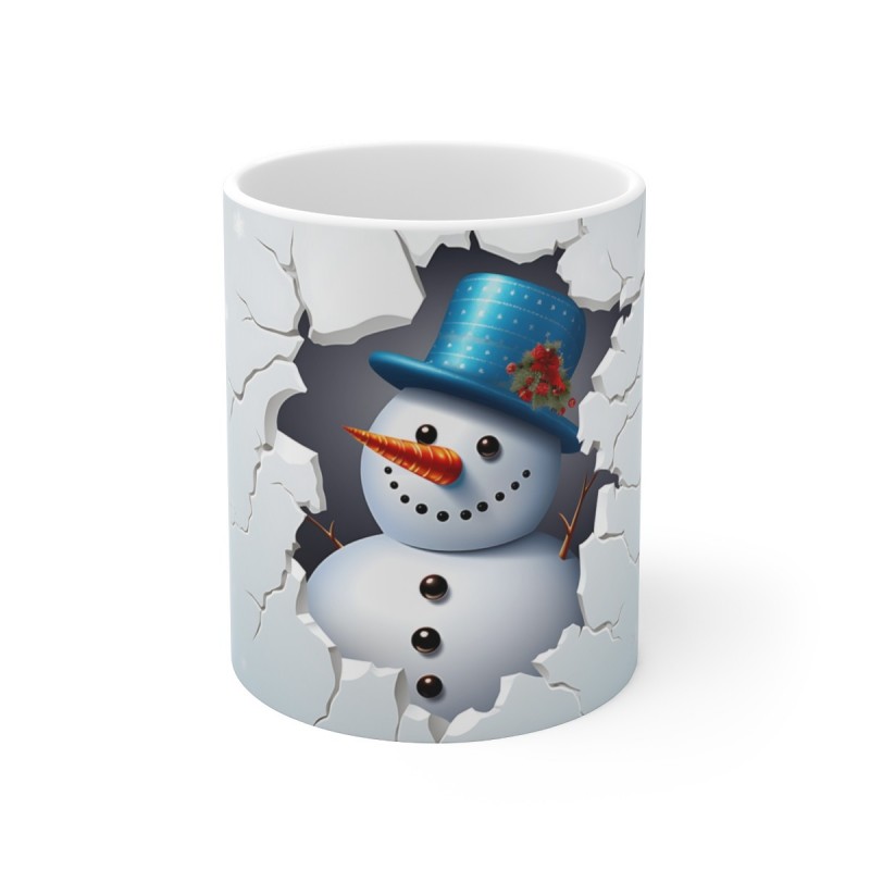 Mug Noël bonhomme de neige - Idée cadeau - Tasse Noël