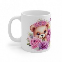 Mug personnalisé personnalisable Oursons avec prénom ou petit texte - Idée cadeau - Mug original pour Enfant ou Adulte