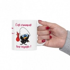 Mug personnalisé personnalisable Caliméro avec prénom ou petit texte - Idée cadeau - Mug original pour Enfant ou Adulte