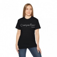 Tee Shirt Unisex Kaamelott C'est pas faux - Homme ou femme - T-shirt citation humour marrant fun