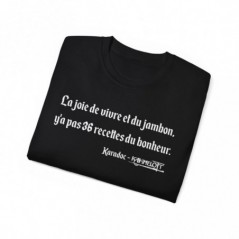 Tee Shirt Unisex Kaamelott La joie de vivre - Homme ou femme - T-shirt citation humour marrant fun