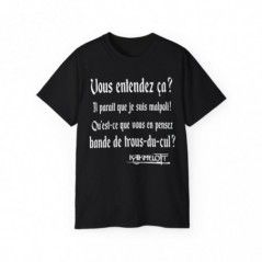 Tee Shirt Unisex Kaamelott Vous entendez ça - Homme ou femme - T-shirt citation humour marrant fun
