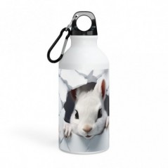 Gourde personnalisée Lapin - Bouteille isotherme inoxydable 