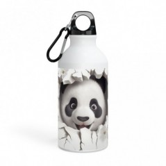 Gourde personnalisée Panda - Bouteille isotherme inoxydable 