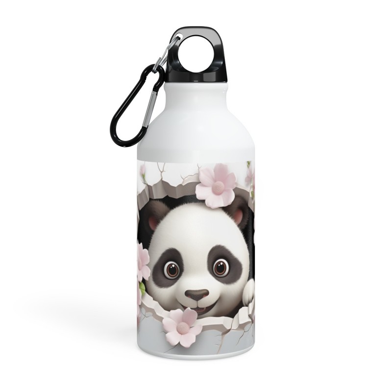 Gourde personnalisée Panda - Bouteille isotherme inoxydable 