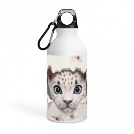 Gourde personnalisée Ocelot - Bouteille isotherme inoxydable 