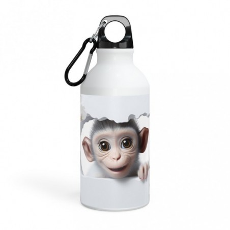 Gourde personnalisée Singe - Bouteille isotherme inoxydable 