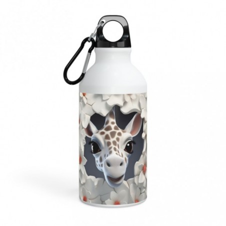 Gourde personnalisée Girafe - Bouteille isotherme inoxydable 