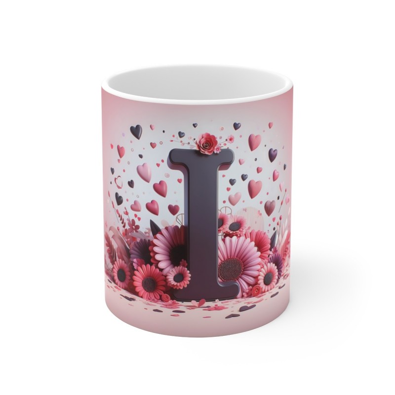 Mug Alphabet Lettre I - Idée cadeau - Tasse en céramique originale