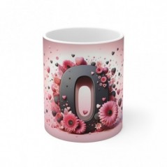 Mug Alphabet Lettre O - Idée cadeau - Tasse en céramique originale
