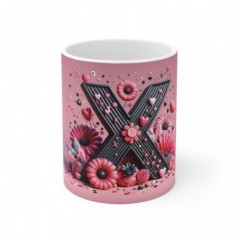 Mug Alphabet Lettre X - Idée cadeau - Tasse en céramique originale