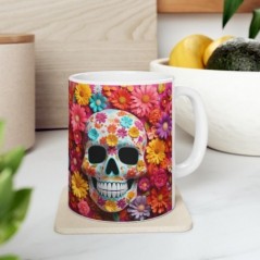 Mug Tête de Mort - Tête Mexicaine - Tasse original - Motif 12
