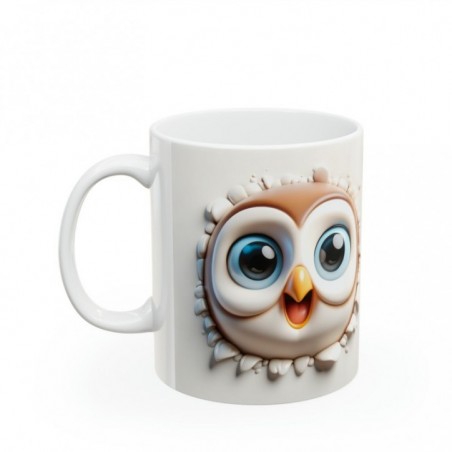 Mug 3D Chouette - Idée cadeau marrant humour fun - Tasse originale en céramique