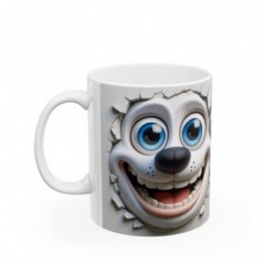 Mug 3D Chien - Idée cadeau marrant humour fun - Tasse originale en céramique