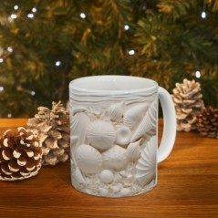 Mug Coquillages étoile de mer - Idée cadeau - Tasse originale en céramique- Modèle 5