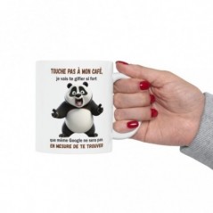Mug Panda Touche pas à mon café - Idée cadeau