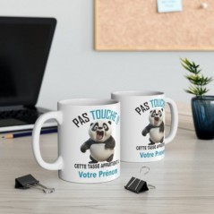 Mug Panda personnalisé personnalisable Pas Touche - Idée cadeau