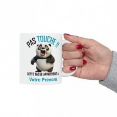 Mug Panda personnalisé personnalisable Pas Touche - Idée cadeau