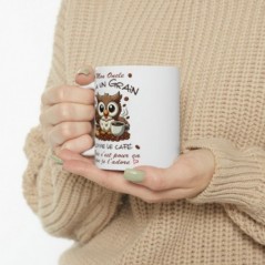 Mug Mon Oncle -  il a un grain comme le café mais je l'adore - Idée cadeau - Tasse en céramique original