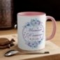 Mug Fêtes des mères Maman d'amour - Idée cadeau - Tasse en céramique - Plusieurs couleurs