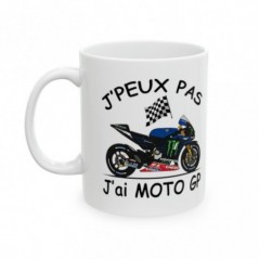Mug Moto GP - J'peux pas j'ai grand prix - Tasse originale en céramique - GP600